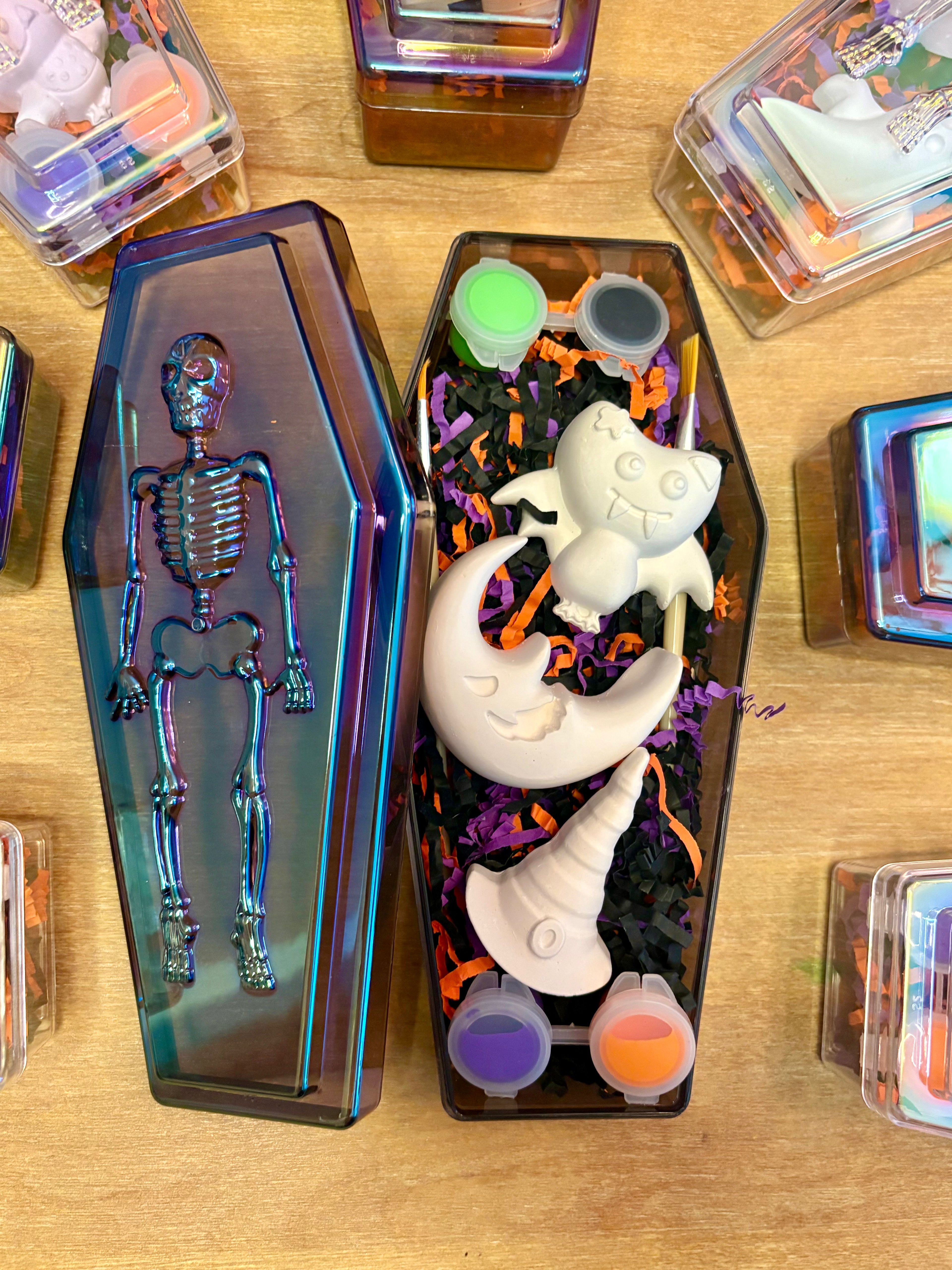 Spooky Friends Paint Kit for Kids – Ghosts, Bats, Pumpkins & More!