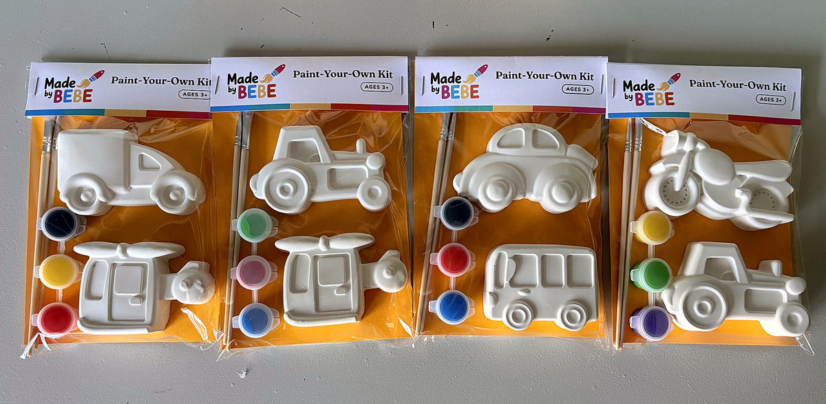 Vehicle Collection Paint Kit for Kids